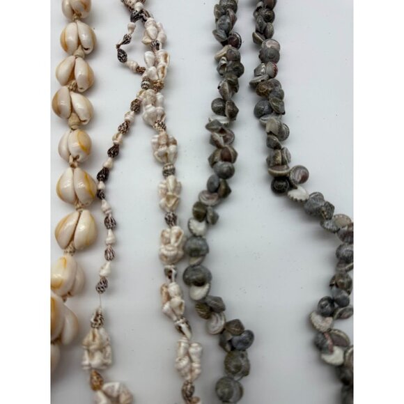 Beautiful Vintage Shell Necklaces, handmade necklace lot, long necklaces - Picture 5 of 5